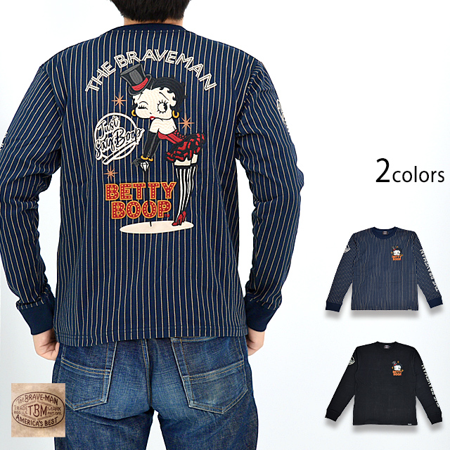 BR×BETTYコラボ 天竺ロングTシャツ◆The BRAVE-MAN