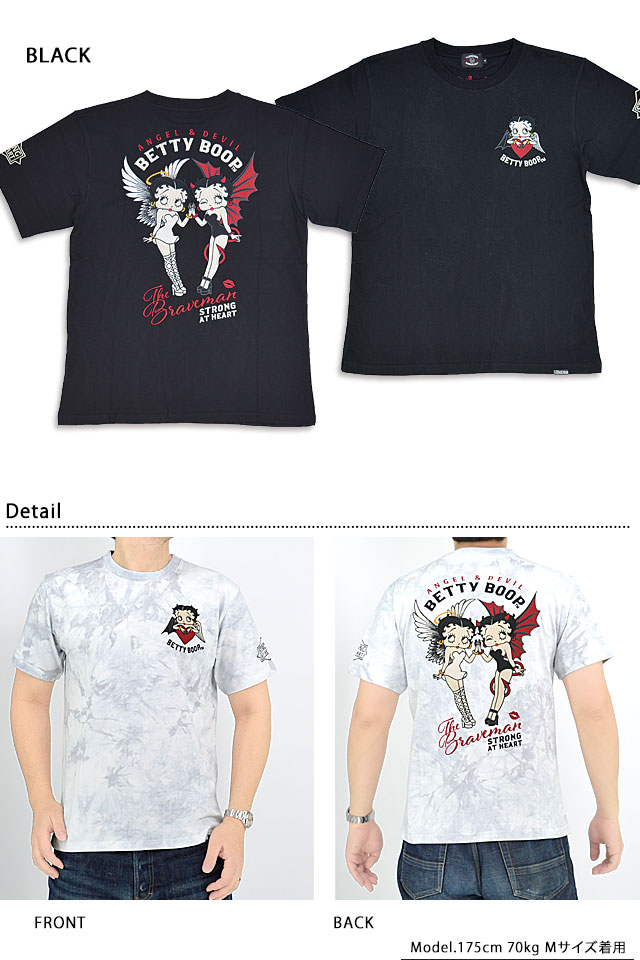 BR×BETTYコラボ 天竺半袖Tシャツ◆The BRAVE-MAN