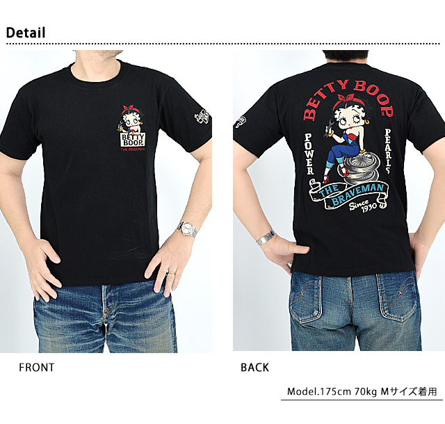 BR×BETTYコラボ OE天竺半袖Tシャツ The BRAVE-MAN BBB-2318 