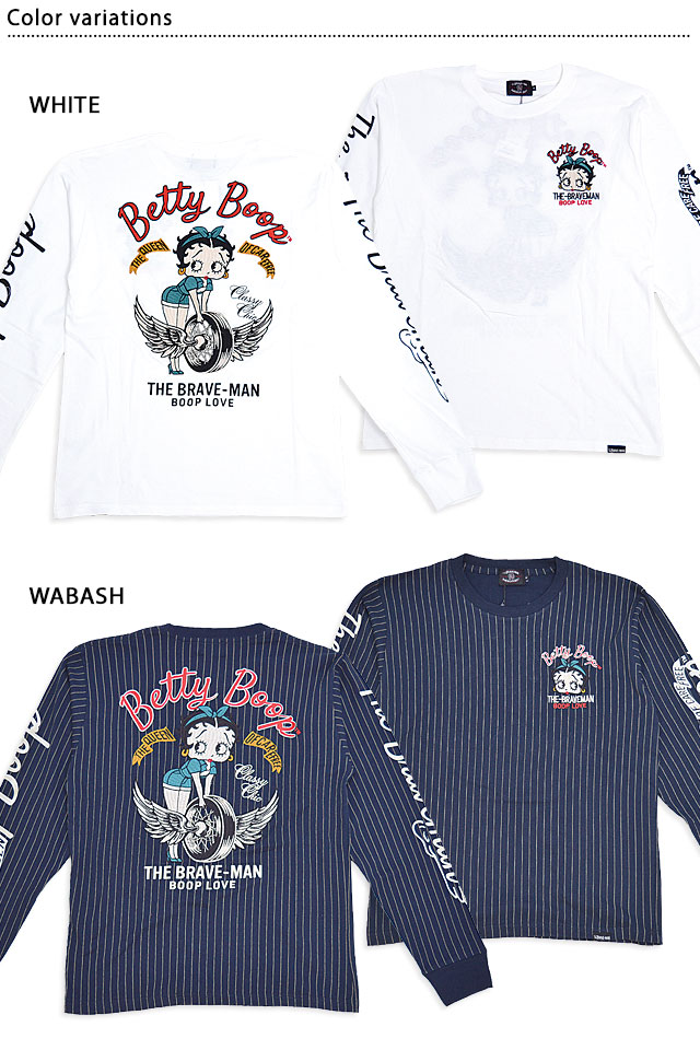 新品　THE BRAVE-MAN X Betty-Boop WABASHシャツ