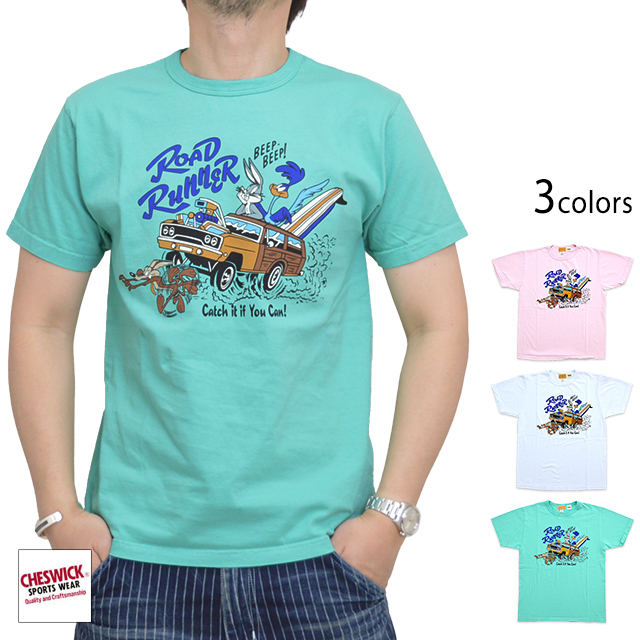 日本製 cheswickチェスウィック Tシャツ ロードランナー 通販