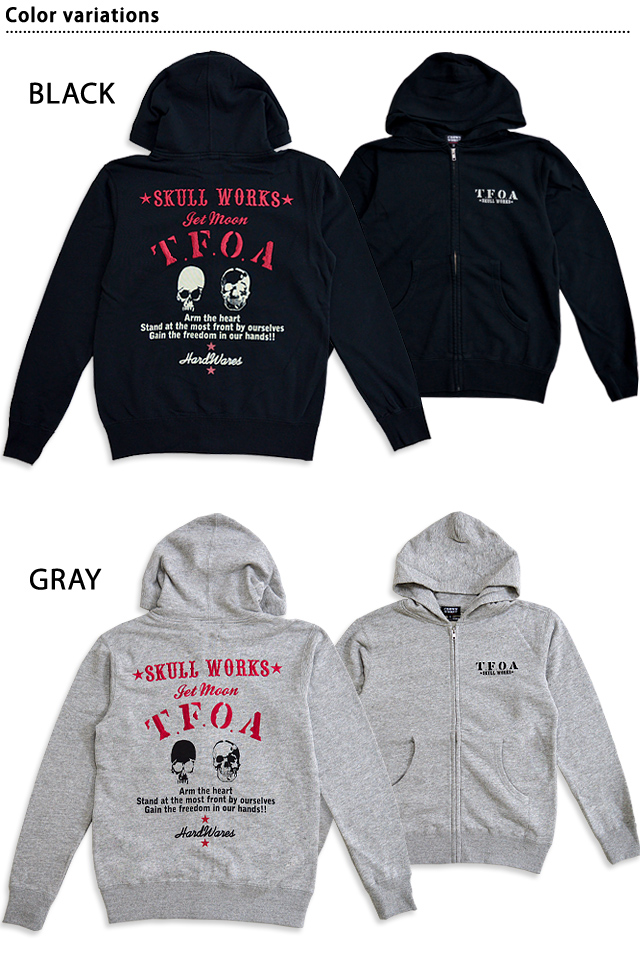柳モデルジップパーカー クローズ×ワーストコレクション CROWS 武装