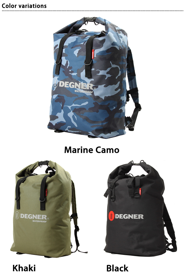 【美品】DEGNER マルチレインバッグ Waterproof 大容量 リュック