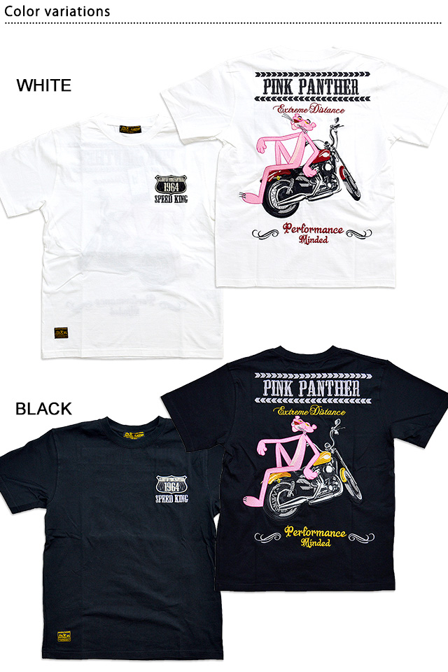 ピンクパンサーコラボ半袖Tシャツ◆Flagstaff
