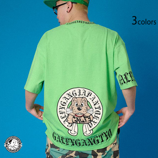 Gal之hearts Tシャツ再 Galfy 1238 ガルフィー 犬 男女兼用 ゆったりめ ビッグシルエット ユニセックス