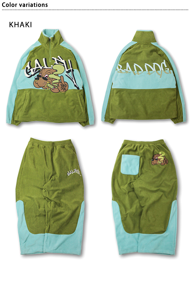 BADDOG フリースSET UP GALFY 143014 ガルフィー セットアップ 