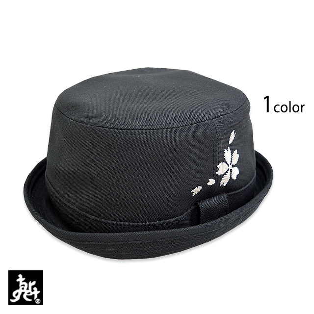 桜ワンポイント刺繍ポークパイハット Target ターゲット Tch 1931 和柄 和風 帽子 さくら 国産 日本製 桜ワンポイント刺繍ポークパイハット Target ターゲット Tch 1931 和柄 和風 帽子 さくら 国産 日本製
