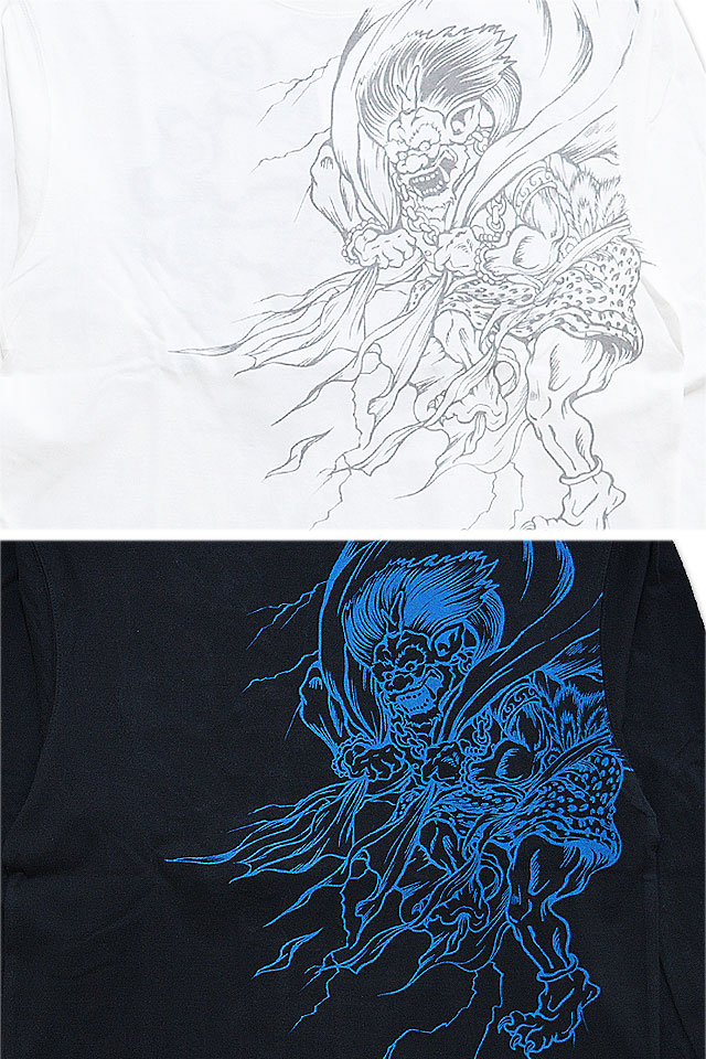 風神雷神長袖Tシャツ◆絡繰魂
