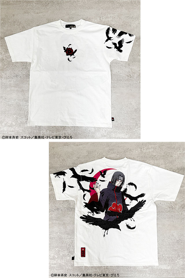 NARUTO×絡繰魂 【うちはイタチ】暁半袖Tシャツ◆絡繰魂