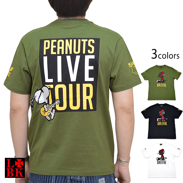 ロウブロウナックル スヌーピー Live Tour半袖tシャツ ロウブロウナックル ロウブロウナックル スヌーピー Live Tour半袖tシャツ ロウブロウナックル