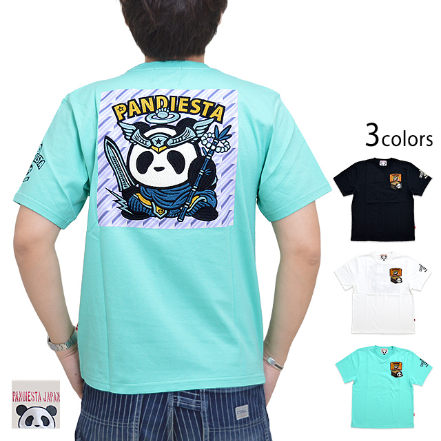 キラキラシール半袖tシャツ Pandiesta Japan パンディエスタジャパン パンダ ビックリマン