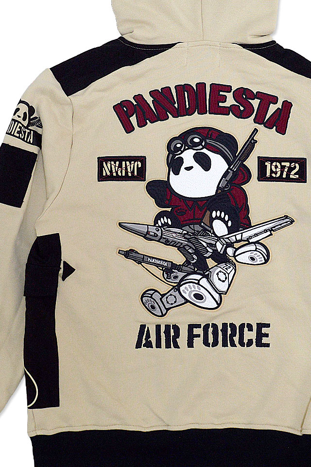 PANDA-JETフルジップパーカー◆PANDIESTA JAPAN