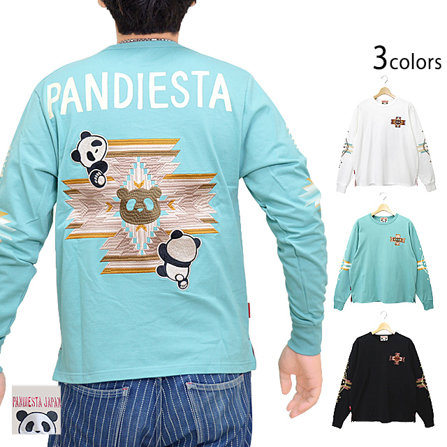 ネイティブパンダロングTシャツ PANDIESTA JAPAN 592864 パンディ  