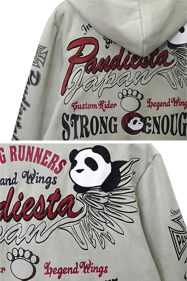 WING RUNNERSフルジップパーカー◆PANDIESTA JAPAN