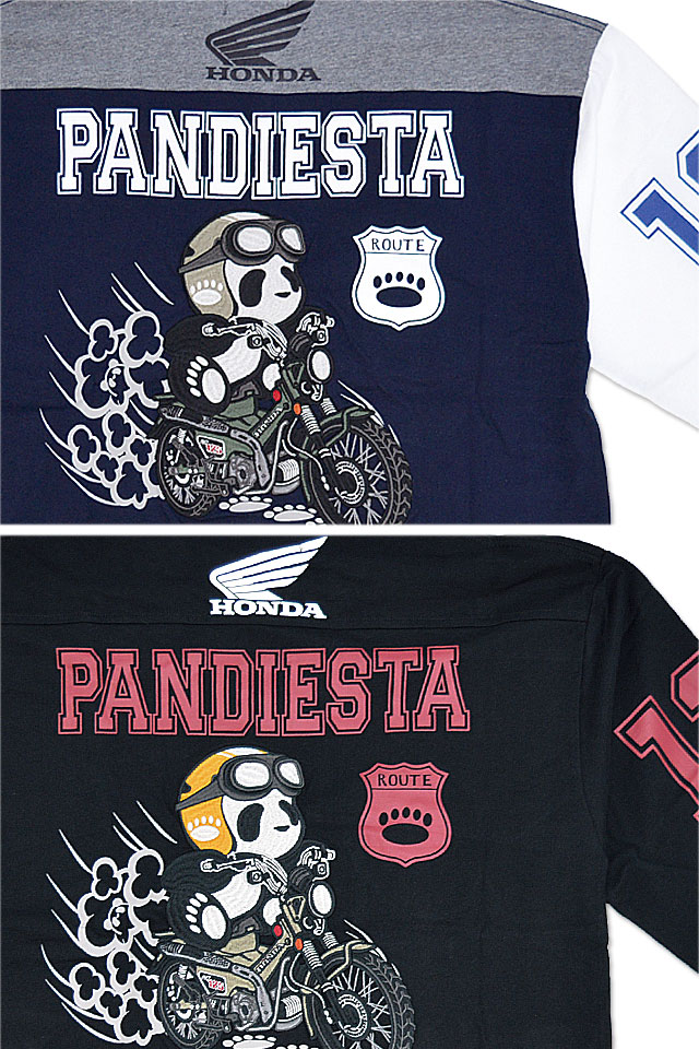 HONDA×PANDIESTA CT125フットボールTシャツ PANDIESTA JAPAN 523501 