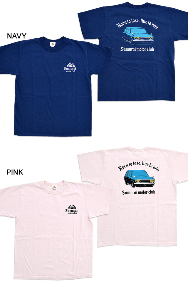 半袖Tシャツ SMT20-101 サムライジーンズ サムライ自動車倶楽部 日本製 国産 SAMURAI JEANS