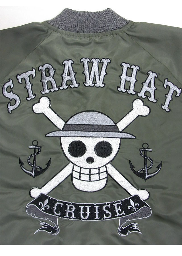 予約商品 麦わらの一味海賊旗ナイロンジャケット Opma 001 Ten Strike アウター サクラスタイル 和柄アイテム