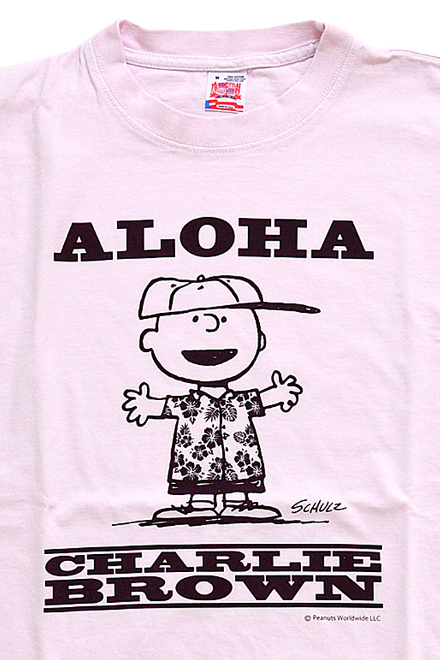 SUN SURF×PEANUTS半袖Tシャツ「ALOHA」◆SUN SURF