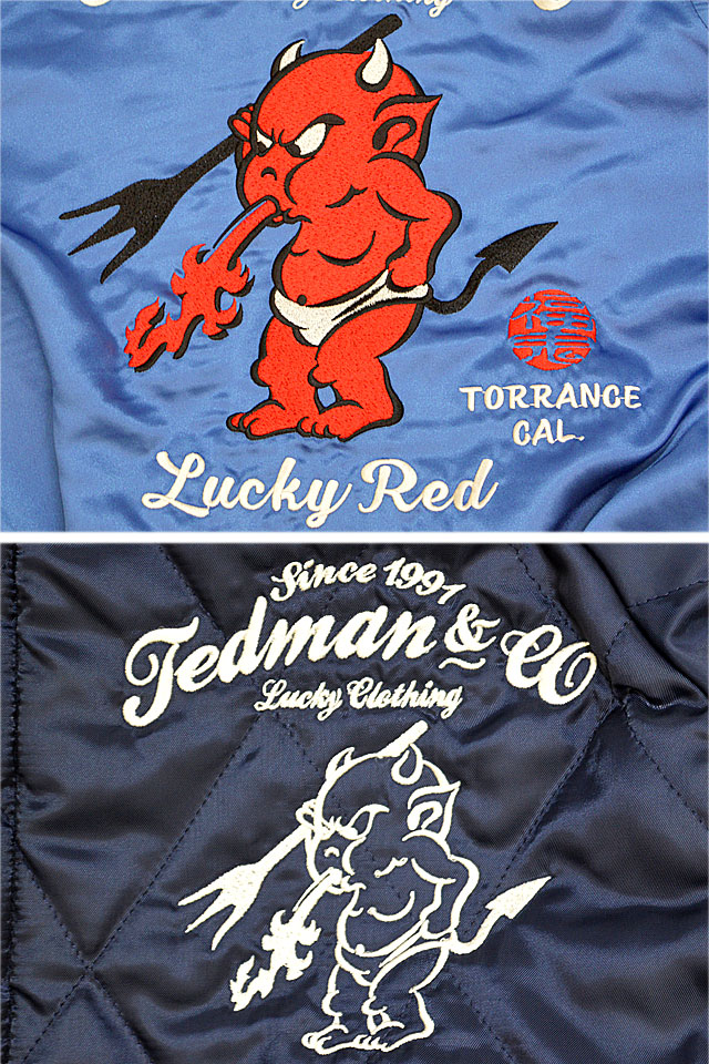 リバーシブルスカジャン◆TEDMAN/テッドマン