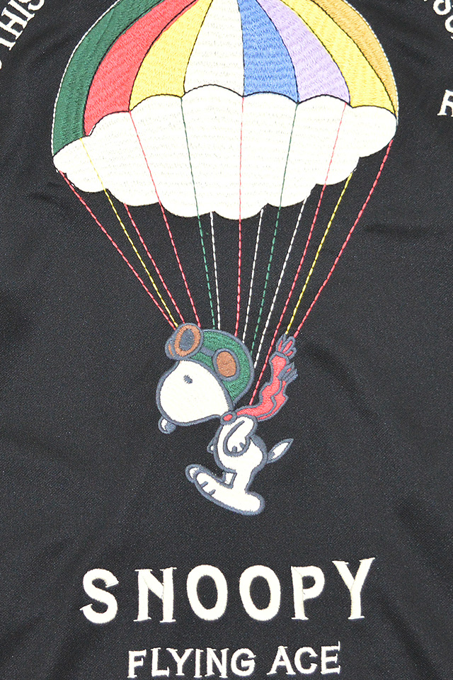 スカジャージ「PARACHUTE with SNOOPY」 テーラー東洋 TT68858 スヌーピー 刺繍 トラックジャケット スカジャージ「PARACHUTE with SNOOPY」 テーラー東洋 TT68858 スヌーピー 刺繍 トラックジャケット
